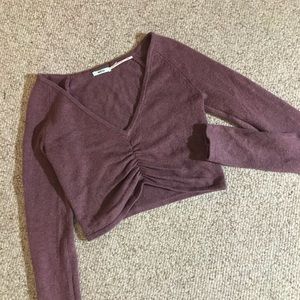 Urban Outfitter Kimchi Blue super cropped knit top